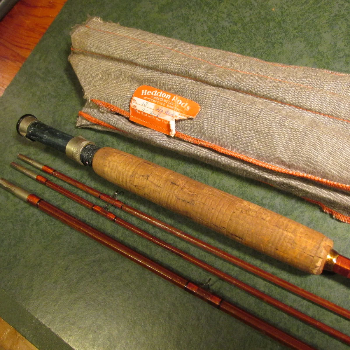 ロッド heddon 40s HEDDON Lucky13 / ウッド グラスアイ /オールドヘドン ラッキー13